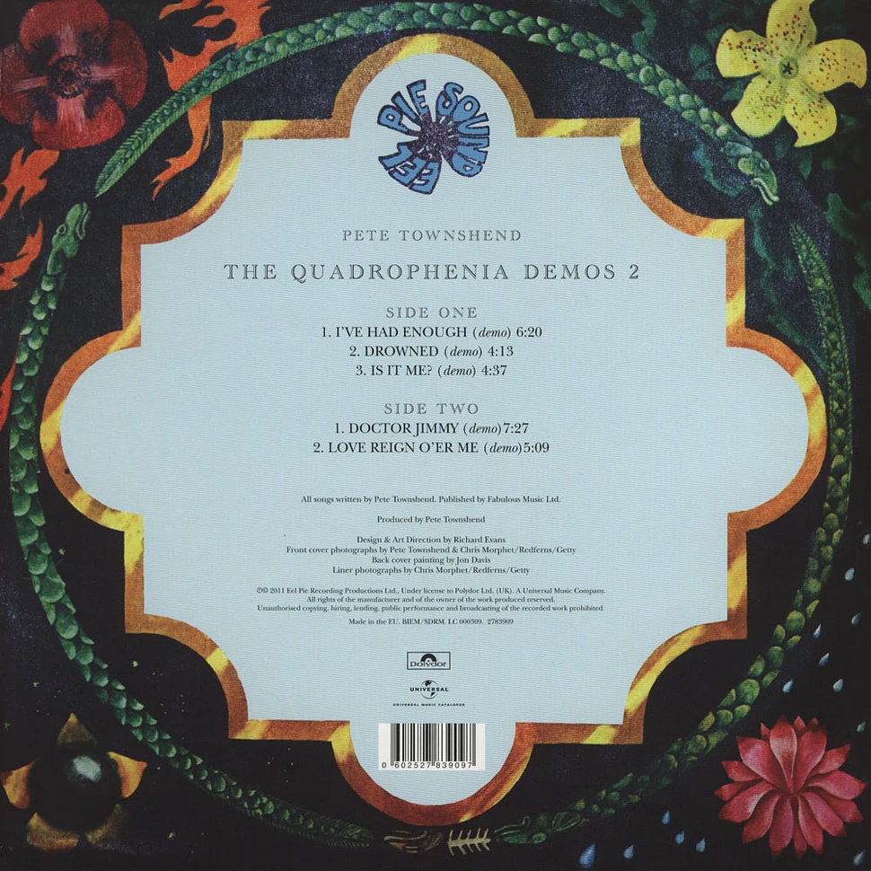 Pete Townshend - Quadrophenia 10" Demos Volume 2