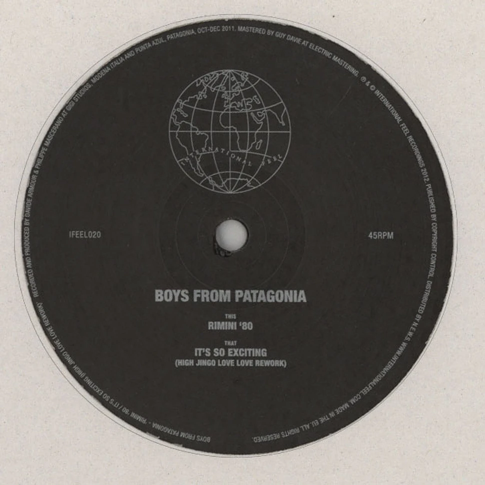 Boys From Patagonia - Rimini '80