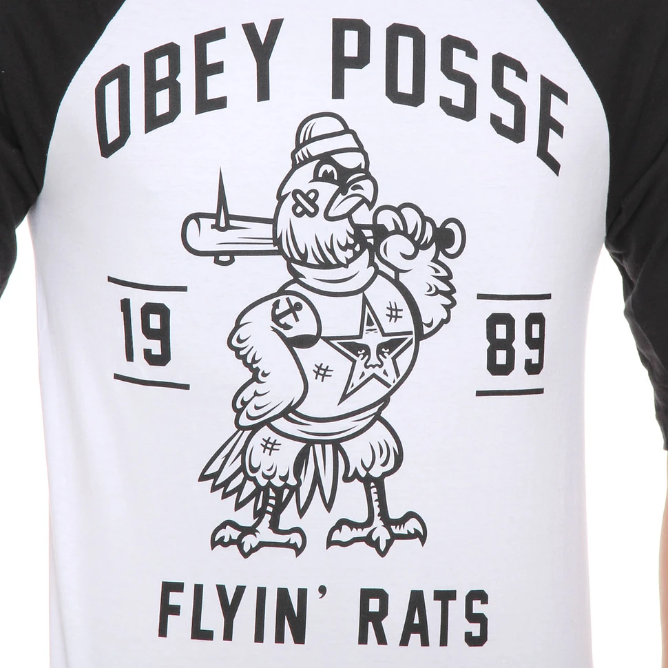 Obey - Flyin Rats 3/4 Longsleeve
