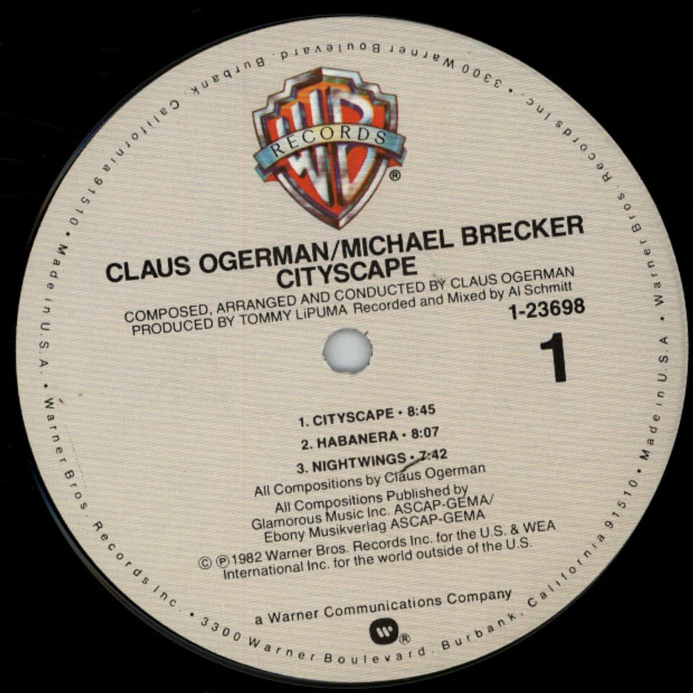 Claus Ogerman / Michael Brecker - Cityscape