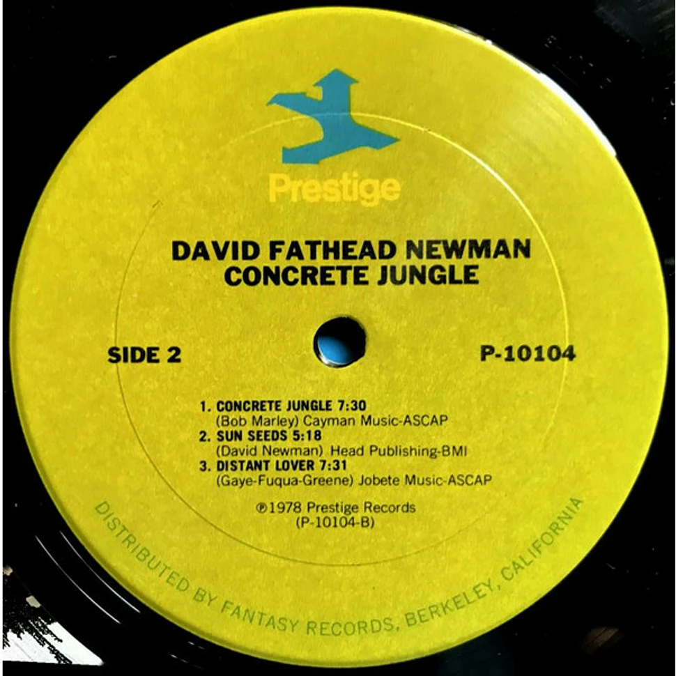 David "Fathead" Newman - Concrete Jungle