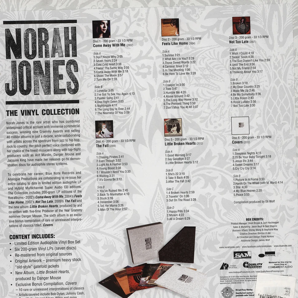 Norah Jones - Vinyl Collection