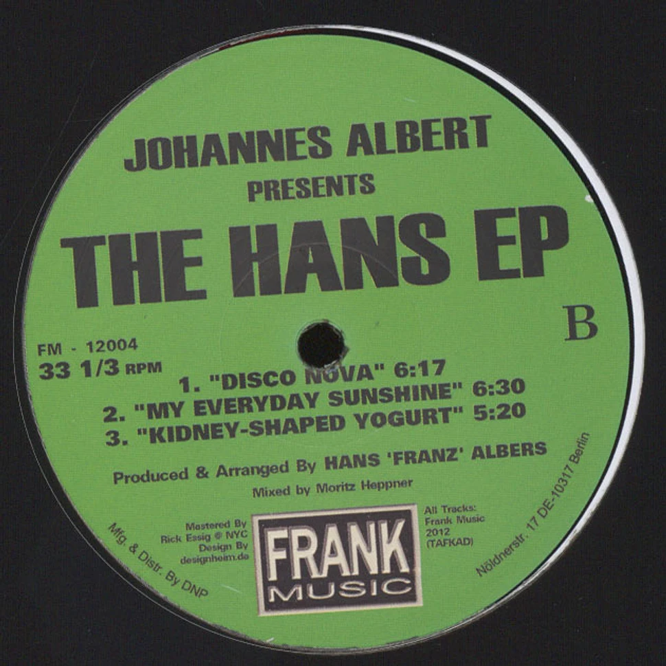 Johannes Albert - The H.A.N.S. EP