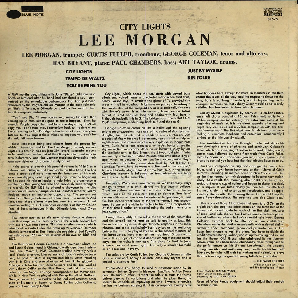 Lee Morgan - City Lights
