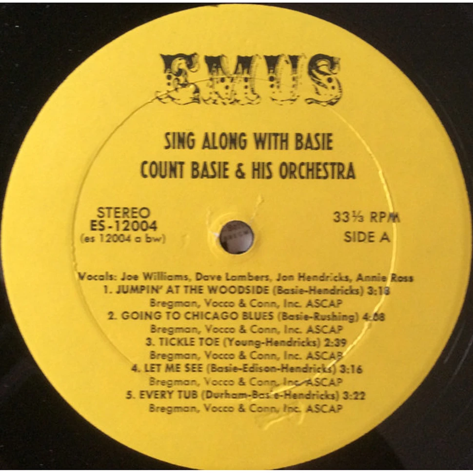 Joe Williams, Lambert, Hendricks & Ross, Count Basie Orchestra - Sing Along With Basie