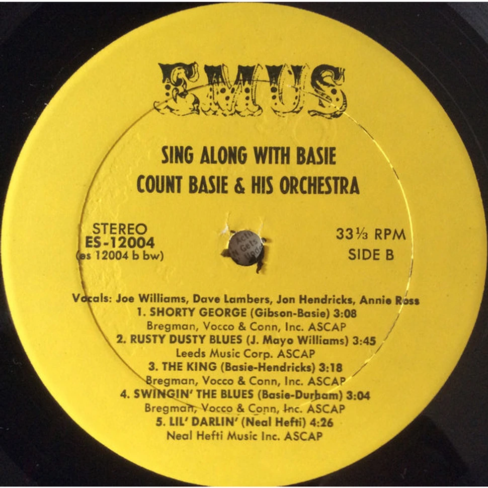 Joe Williams, Lambert, Hendricks & Ross, Count Basie Orchestra - Sing Along With Basie