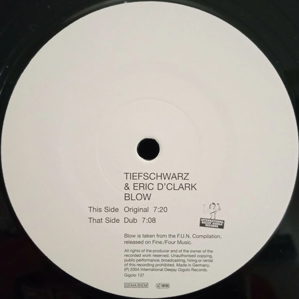 Tiefschwarz & Eric D. Clark - Blow