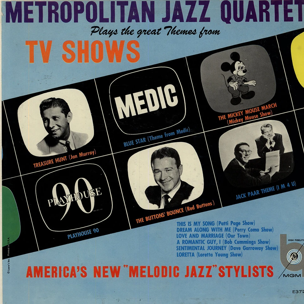 Metropolitan Jazz Quartet - The Great Themes From TV Shows