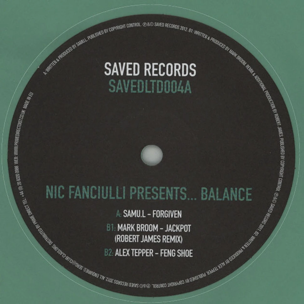 V.A. - Nic Fanciulli presents Balance Part 1