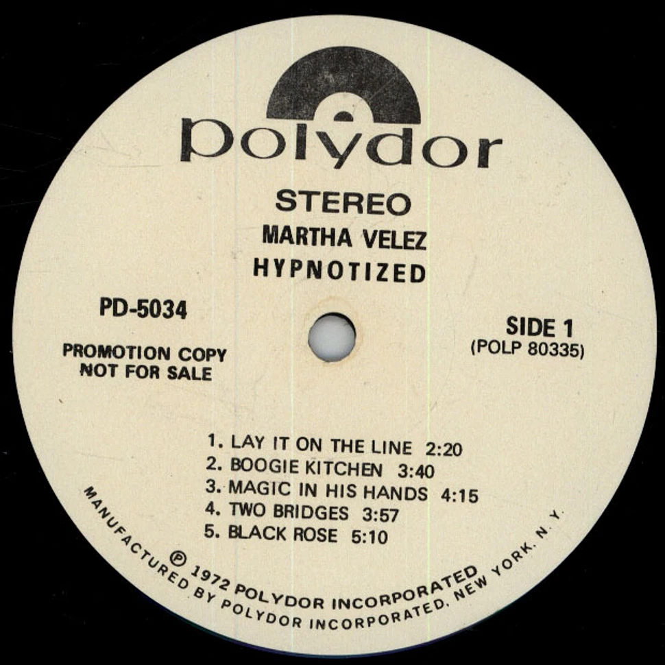 Martha Velez - Hypnotized
