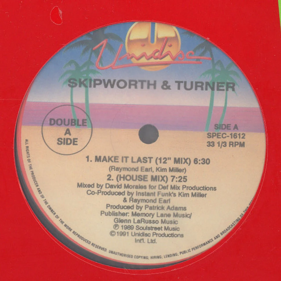 Skipworth & Turner - Make It LAst