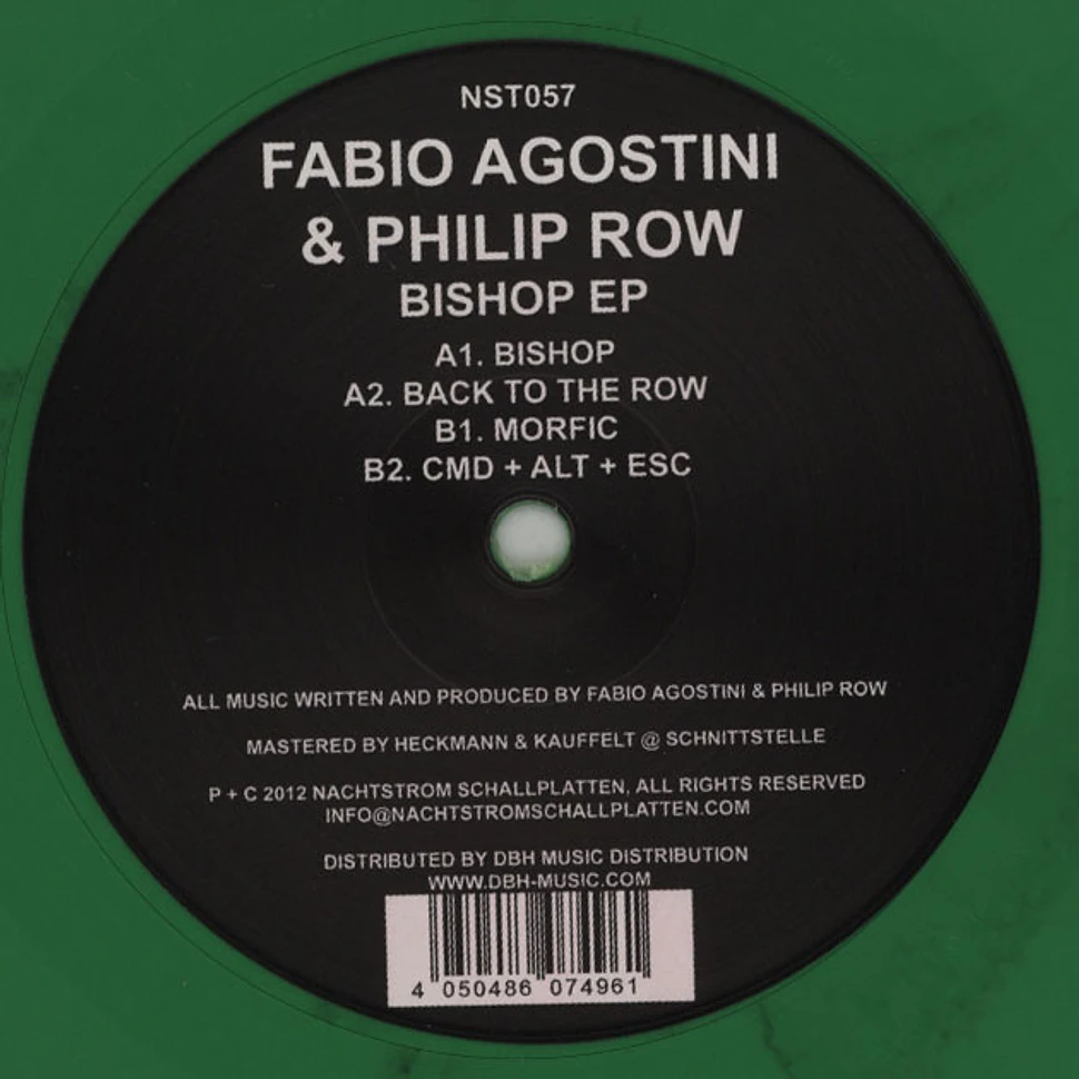 Fabio Agostini & Philip Row - Bishop EP