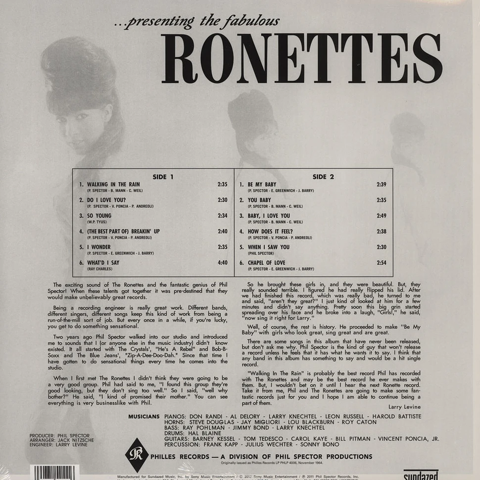 Ronettes - Presenting The Fabulous Ronettes