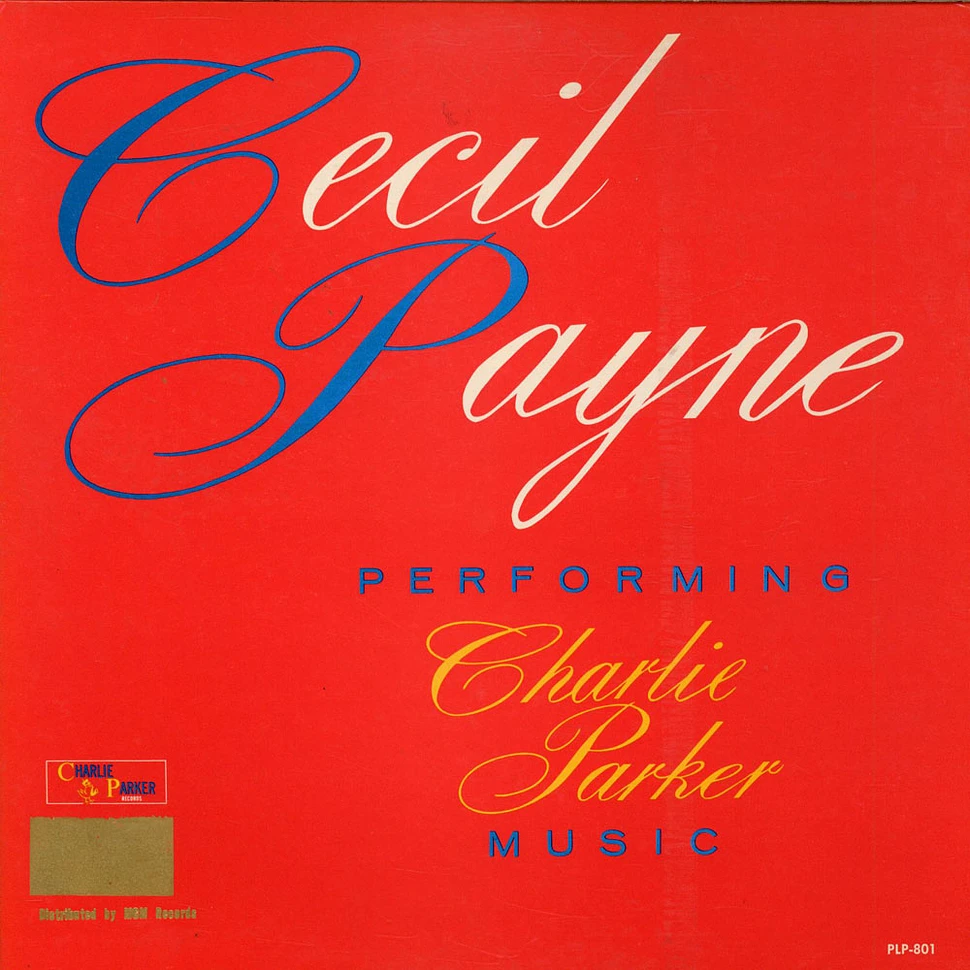 Cecil Payne - Performing Charlie Parker Music