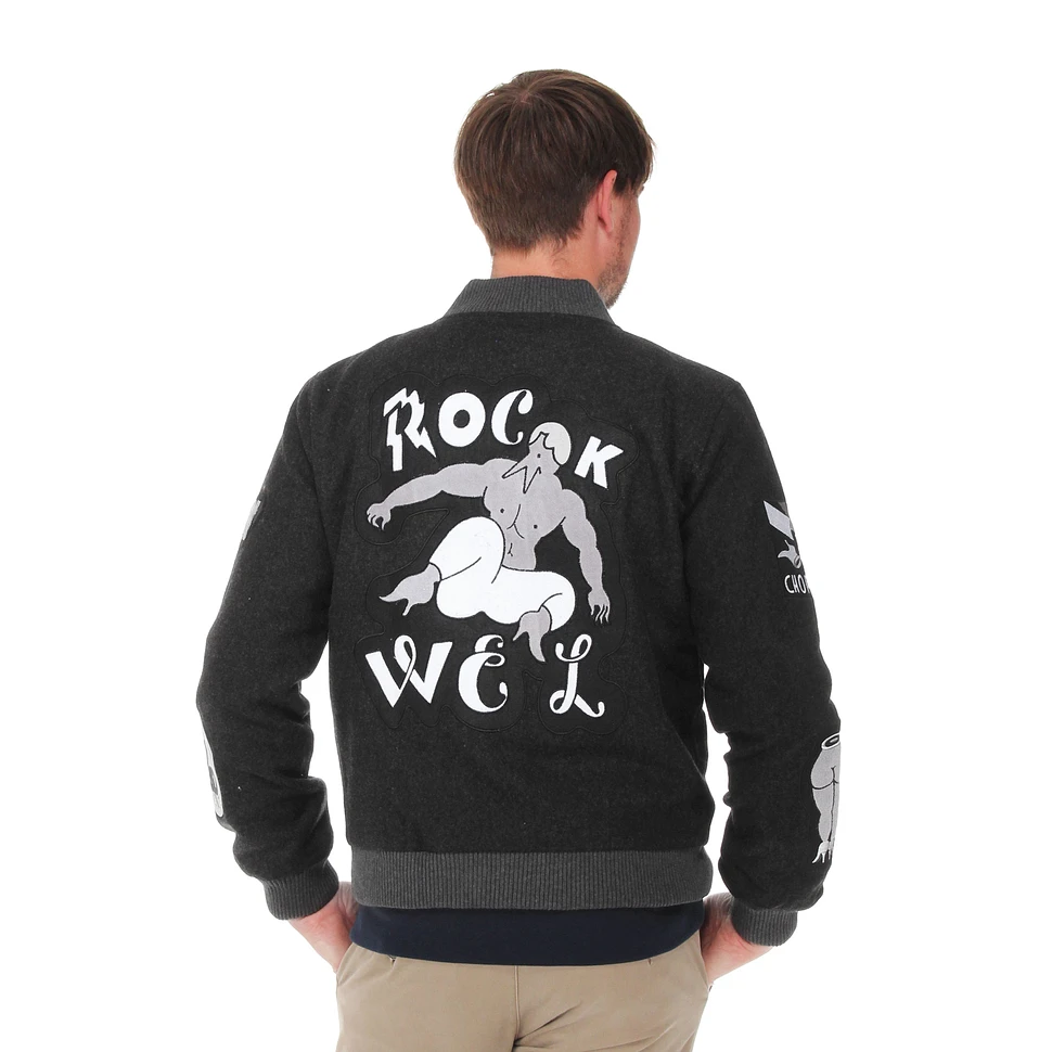 Rockwell - Broken Fist Varsity Jacket