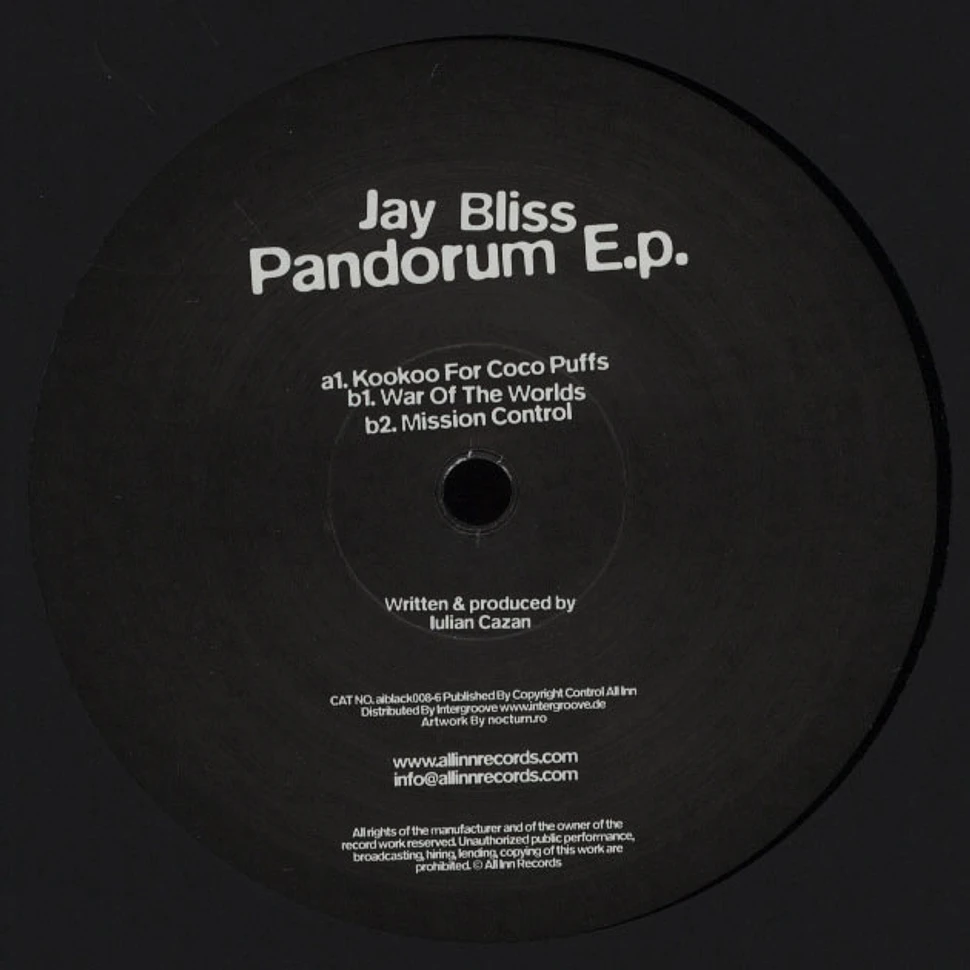 Jay Bliss - Pandorum EP