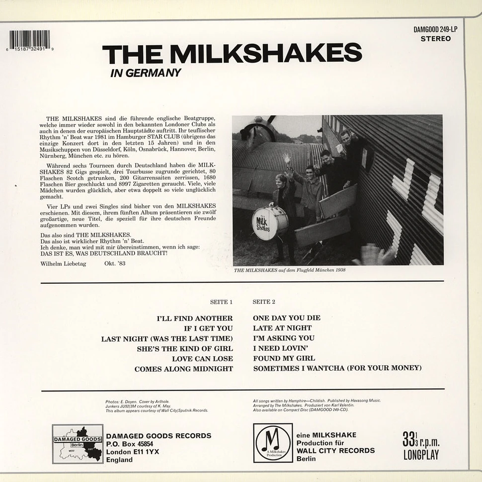 The Milkshakes - In Germany