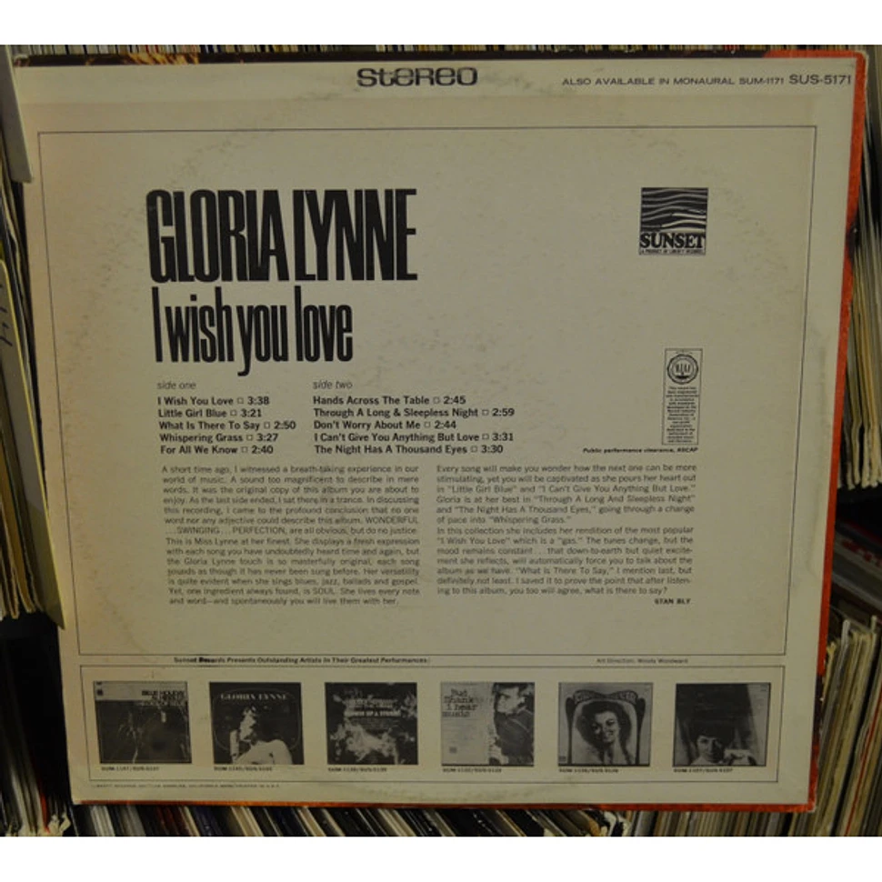 Gloria Lynne - I Wish You Love