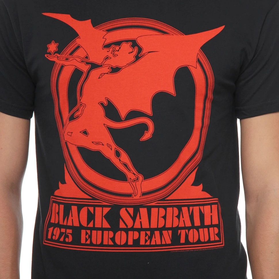 Black Sabbath - Europe '75 T-Shirt