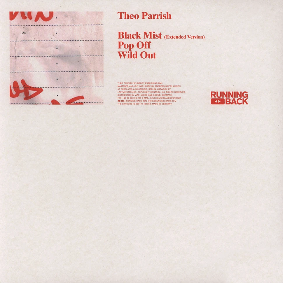 Theo Parrish - Hand Made EP