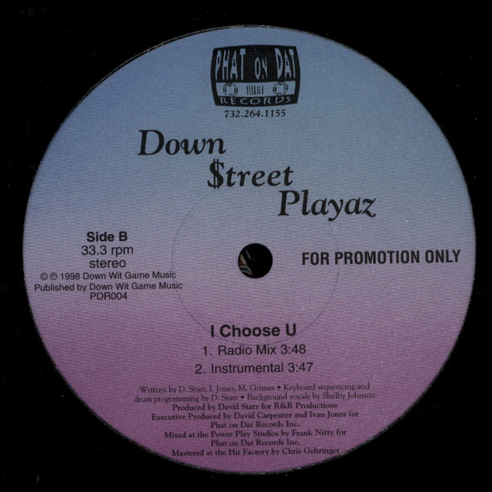 Down $treet Playaz - Game In My Heart / I Choose U