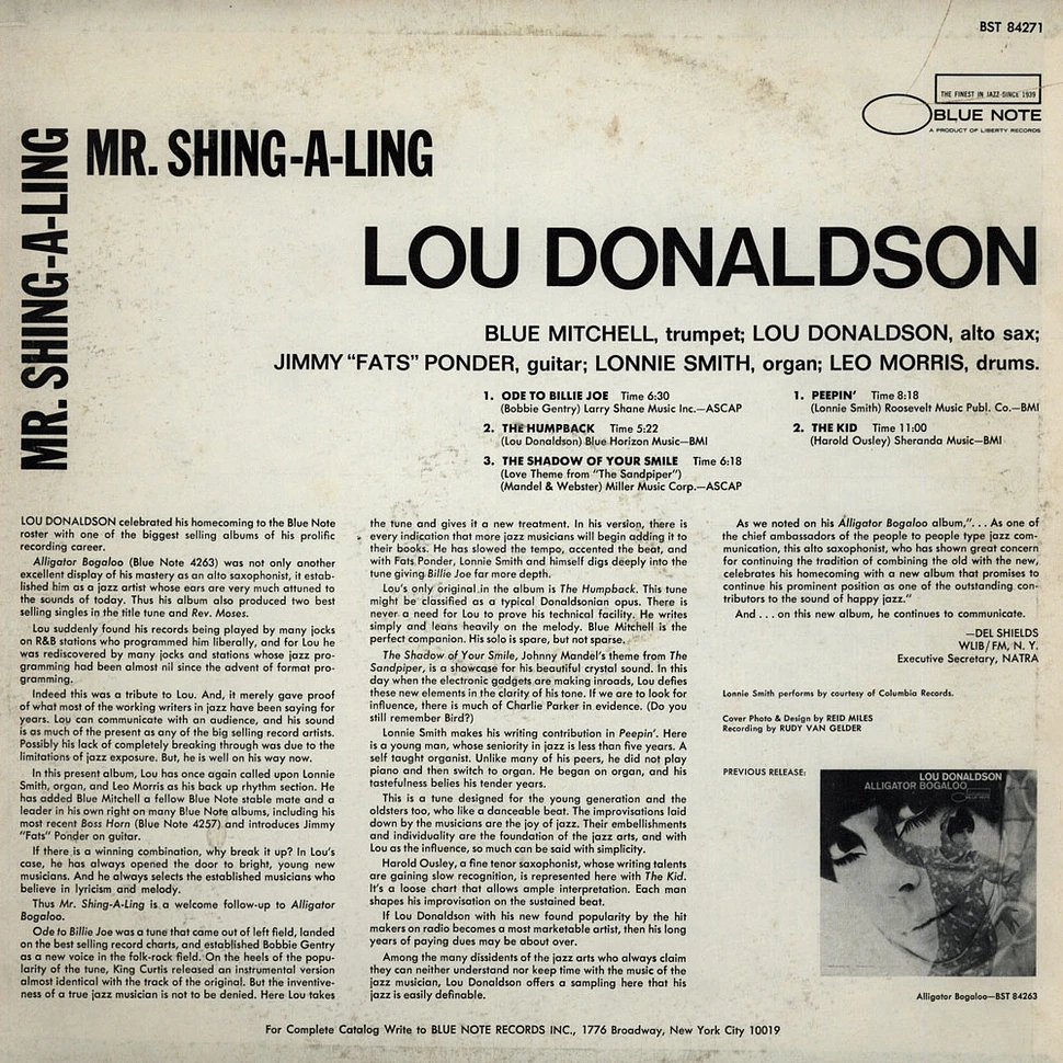 Lou Donaldson - Mr. Shing-A-Ling