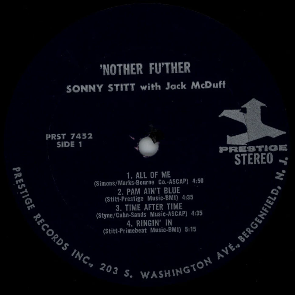 Sonny Stitt With Brother Jack McDuff - 'Nuther Fu'ther