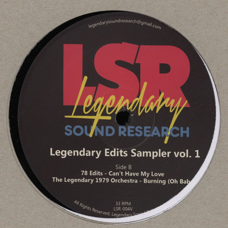 V.A. - Legendary Edits Sampler Volume 1
