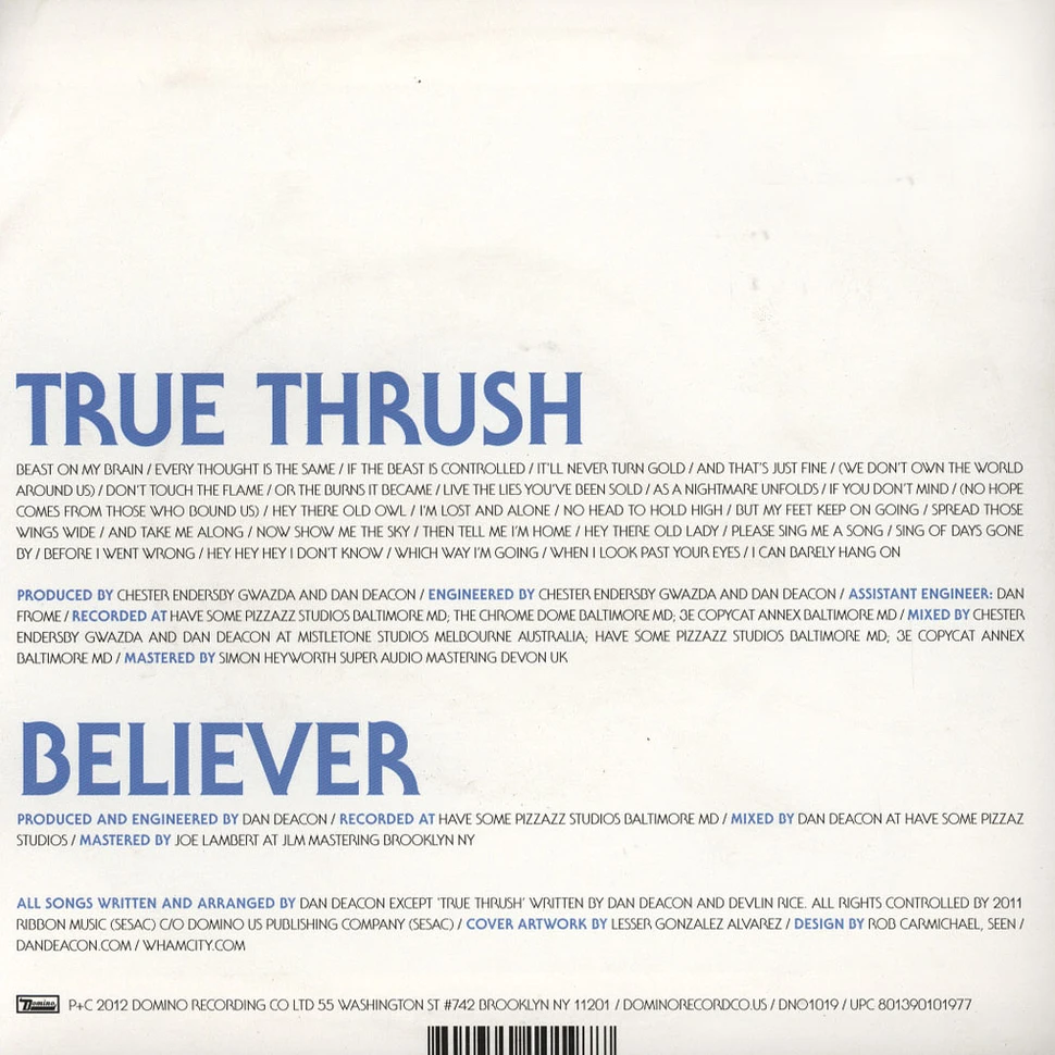 Dan Deacon - True Thrush