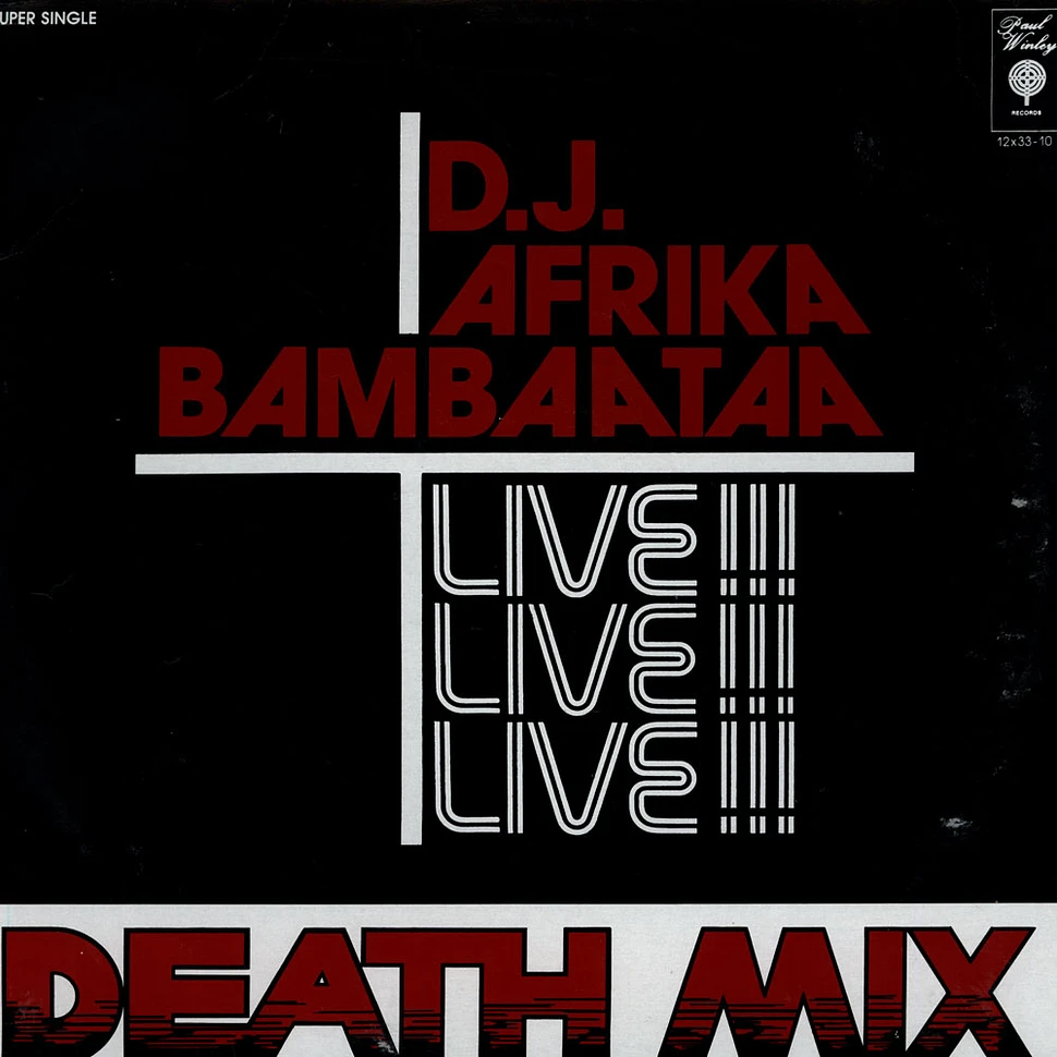 Afrika Bambaataa - Death Mix — Live!!!