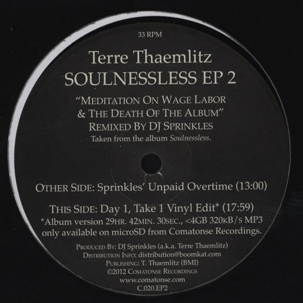 DJ Sprinkles / Terre Thaemlitz - Soulnessless EP 2