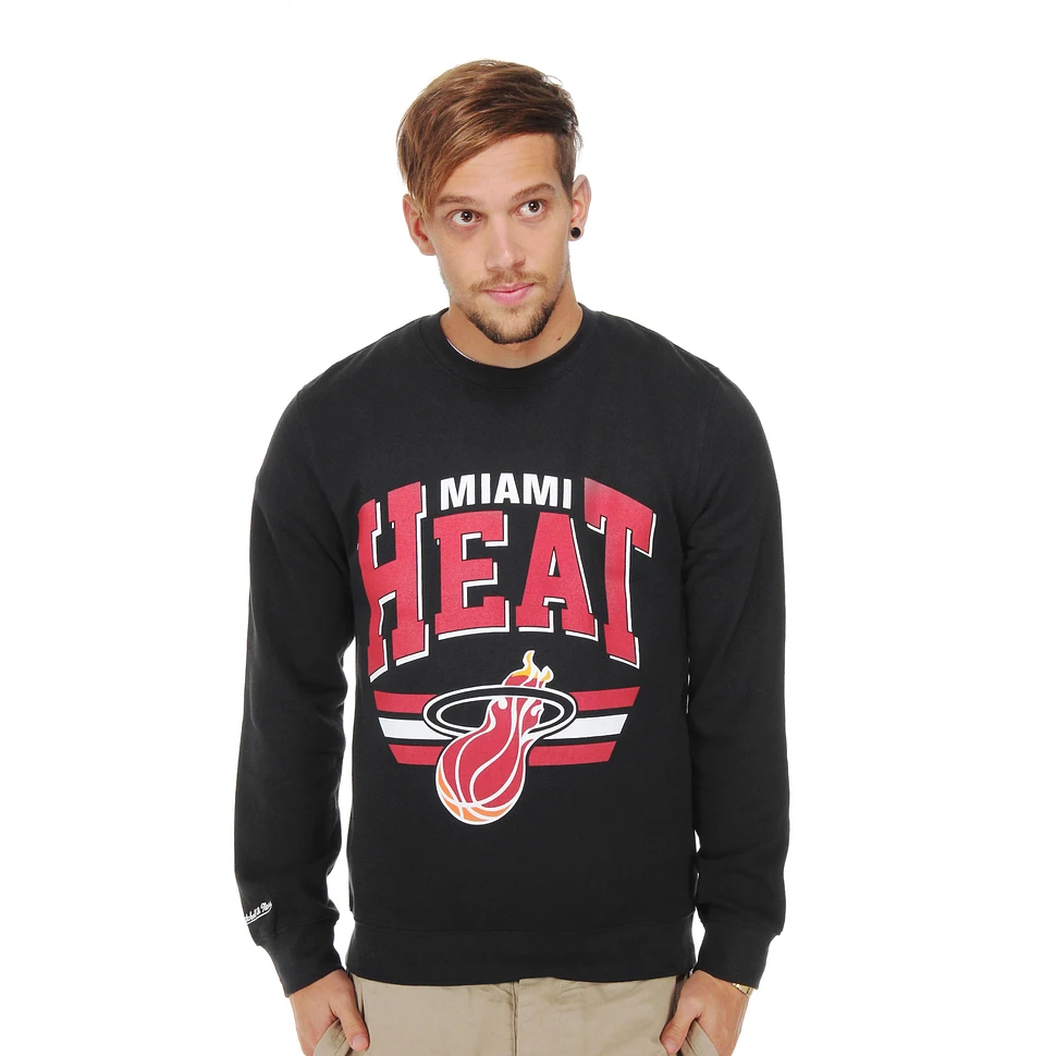 Mitchell & Ness - Miami Heat Stadium Crew Sweater
