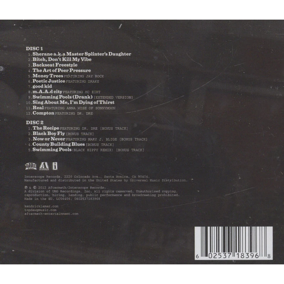 Kendrick Lamar - Good Kid: M.a.a.d City Deluxe Version