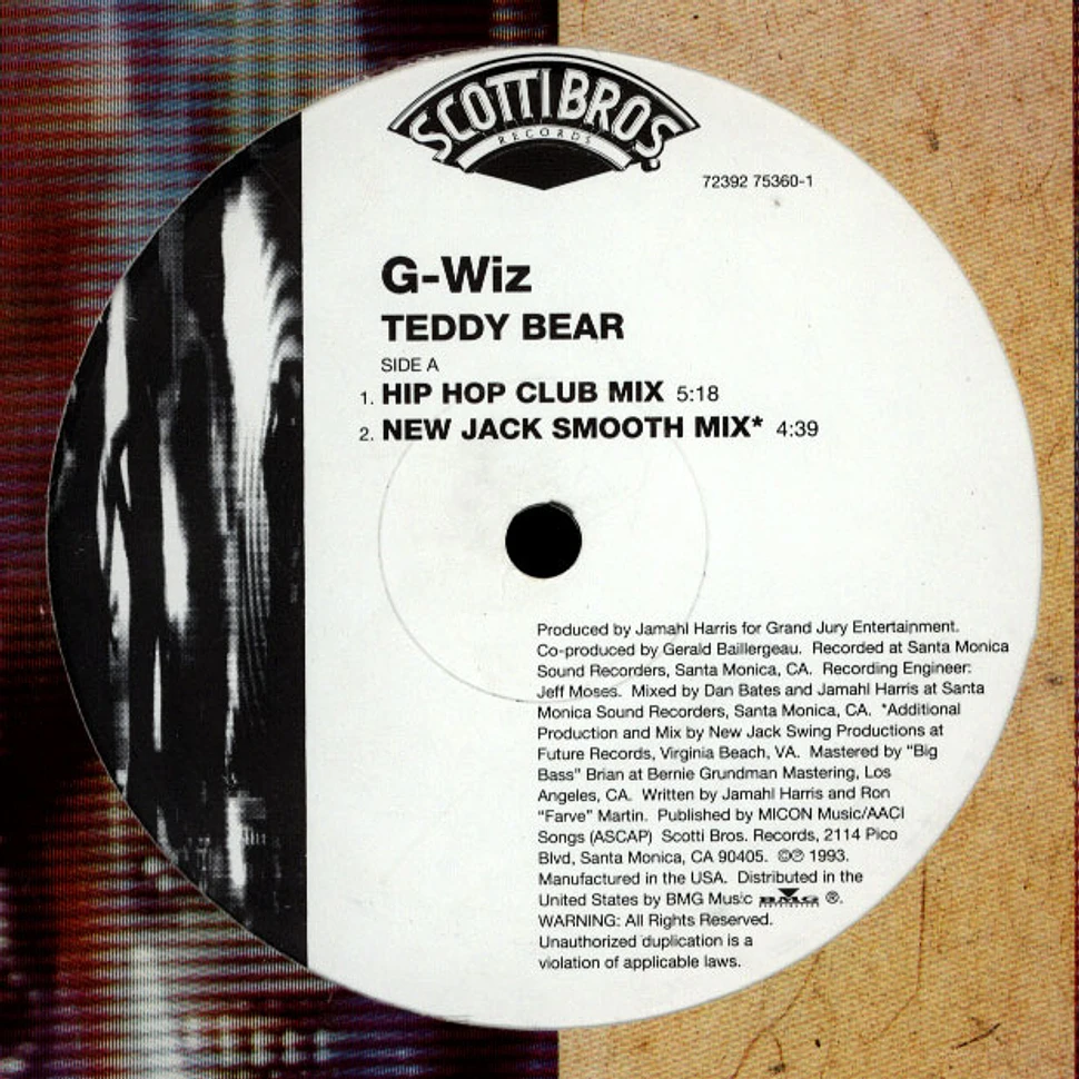 G-Wiz - Teddy Bear