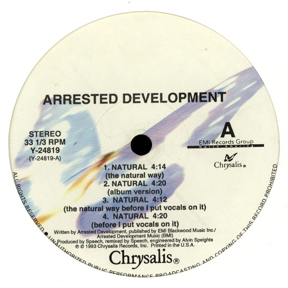 Arrested Development - Natural / Fishin' 4 Religion