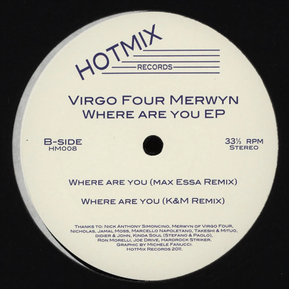 Virgo Four Merwyn - Where Are You EP