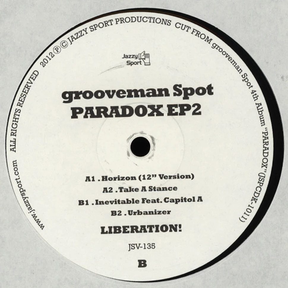 Grooveman Spot - Paradox EP 2