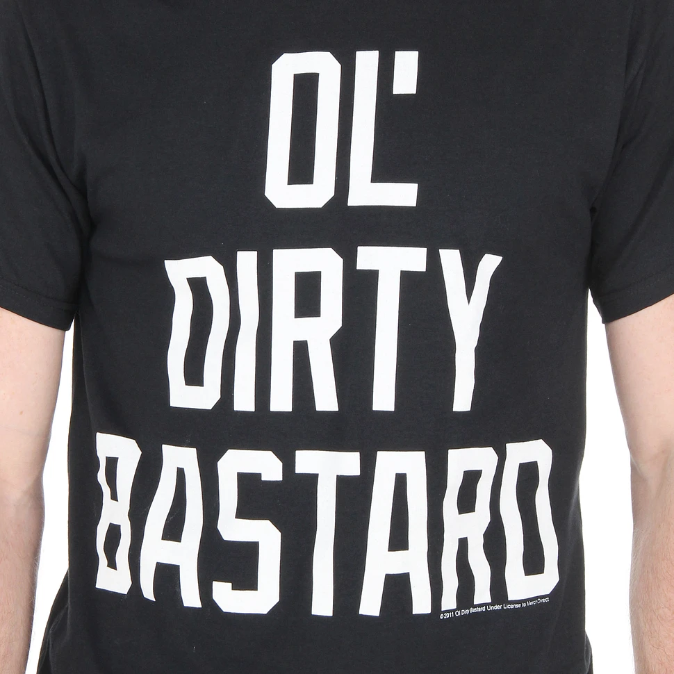 Ol Dirty Bastard - College Stacked T-Shirt