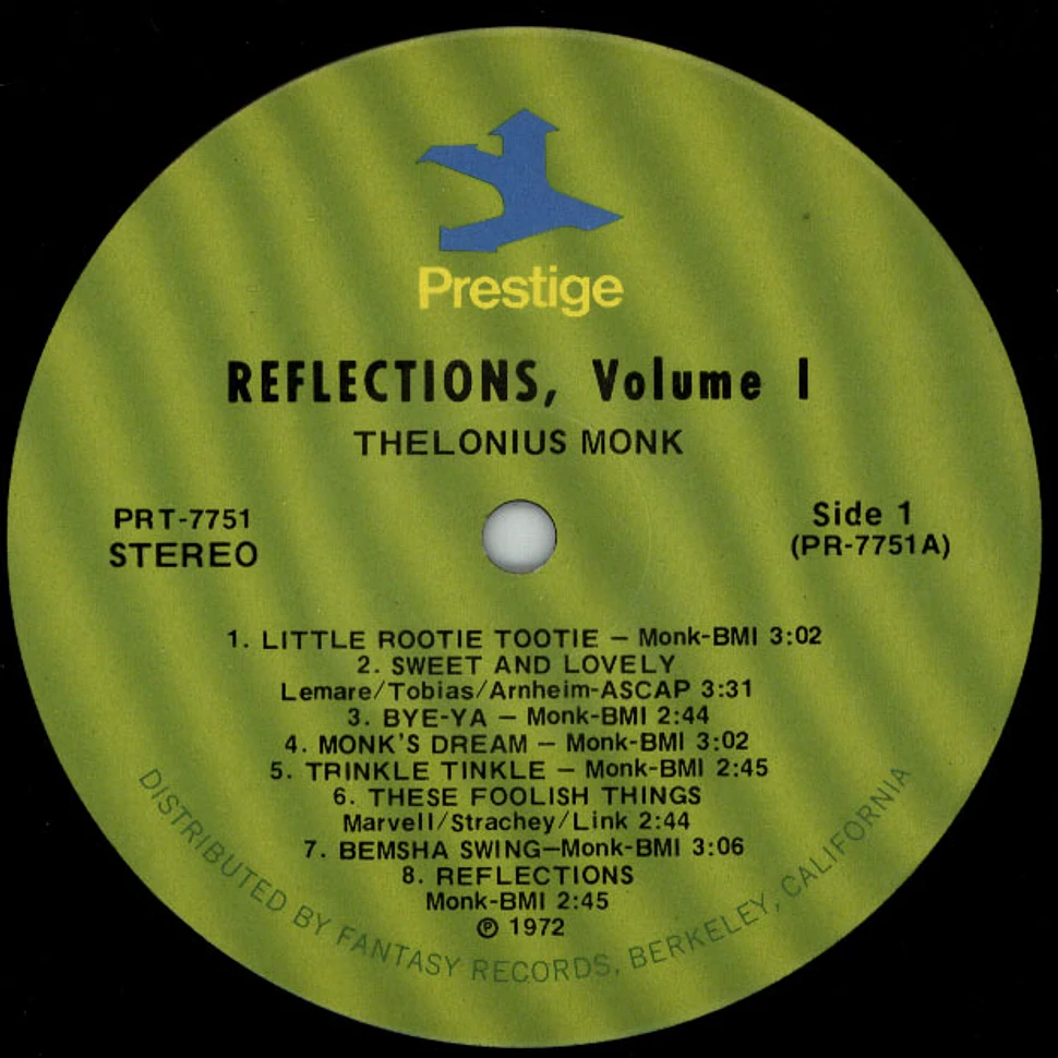 Thelonious Monk - Reflections Vol. 1