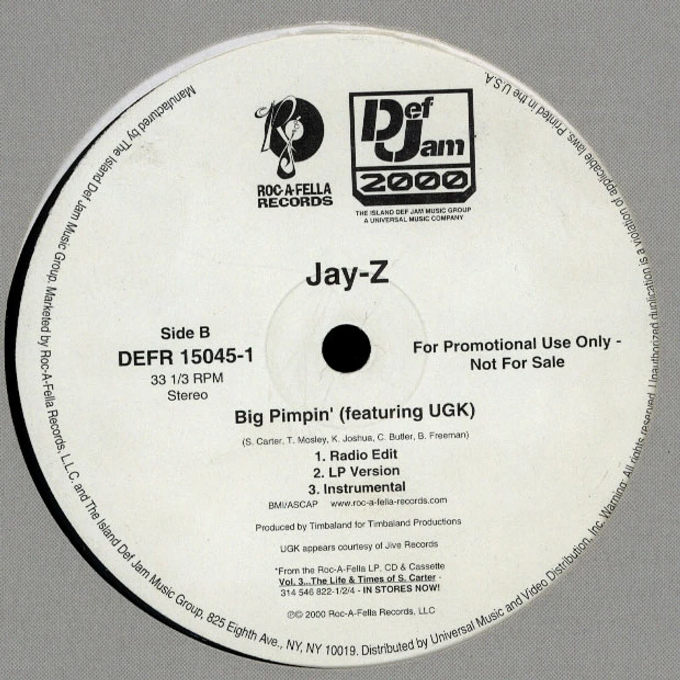 Jay-Z - Big Pimpin feat. UGK