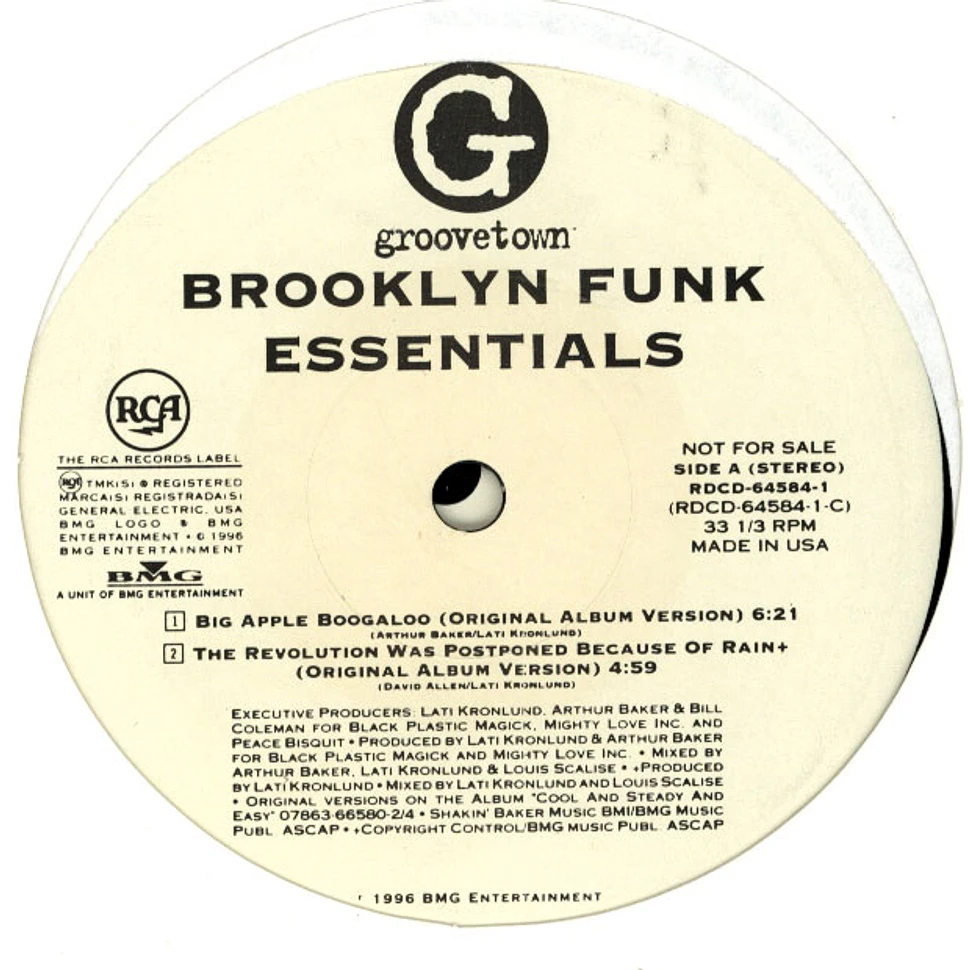 Brooklyn Funk Essentials - Big Apple Boogaloo / The Revolution Was Postponed Because Of Rain