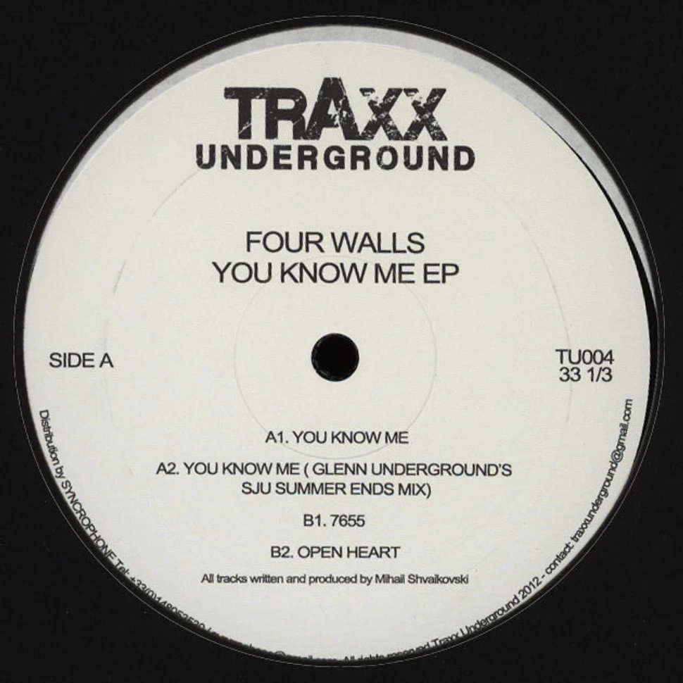 Four Walls - You Know Me EP
