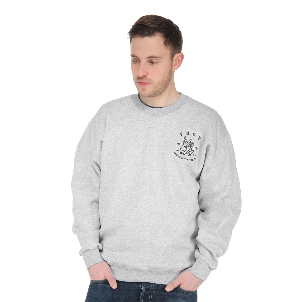 FUCT - RE-Distribution Fleece Crewneck Sweater