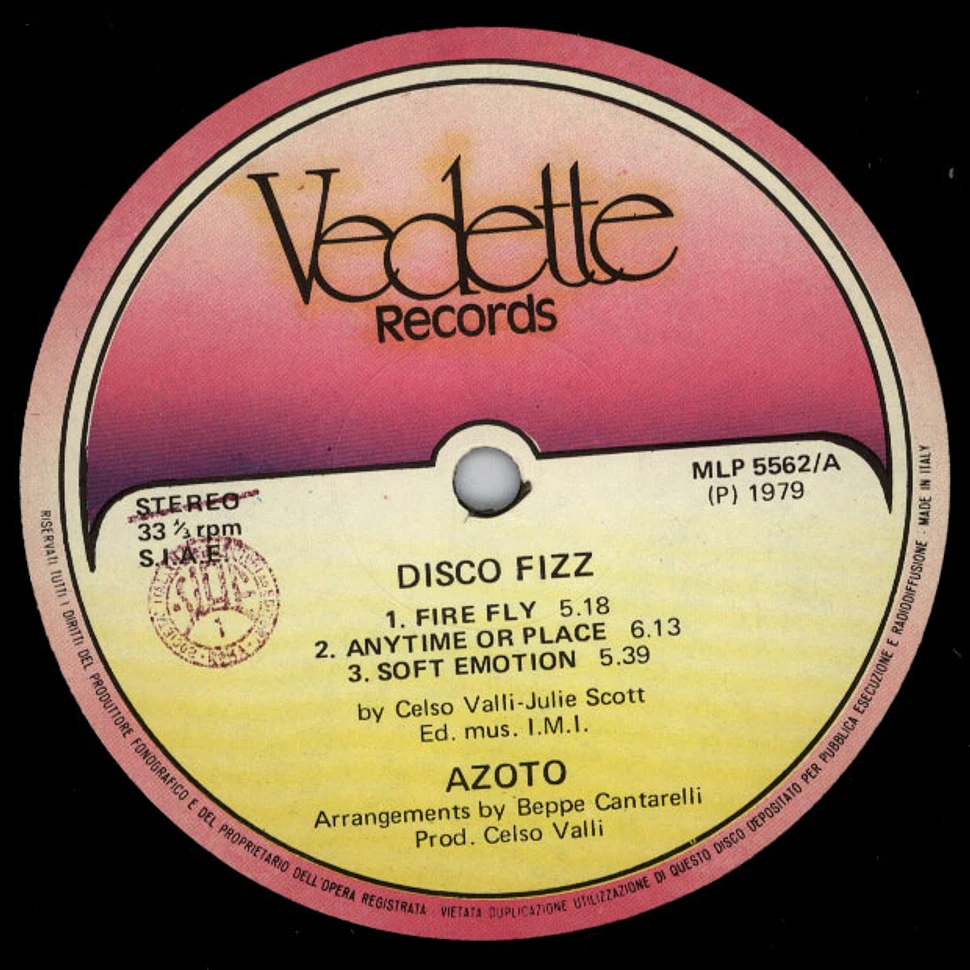 Azoto - Disco Fizz