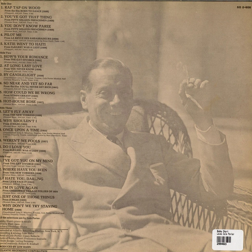 Bobby Short - Bobby Short Loves Cole Porter