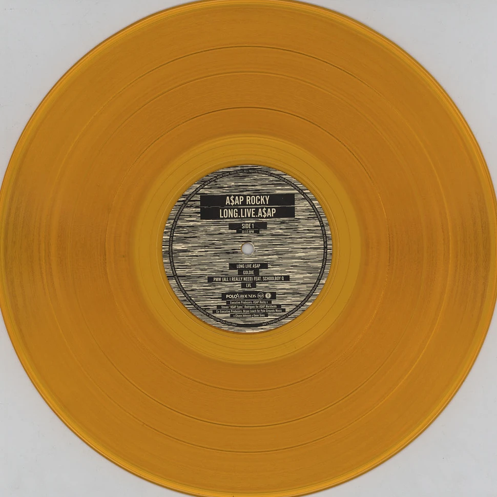 A$AP Rocky - Long.Live.A$AP Orange Vinyl Edition