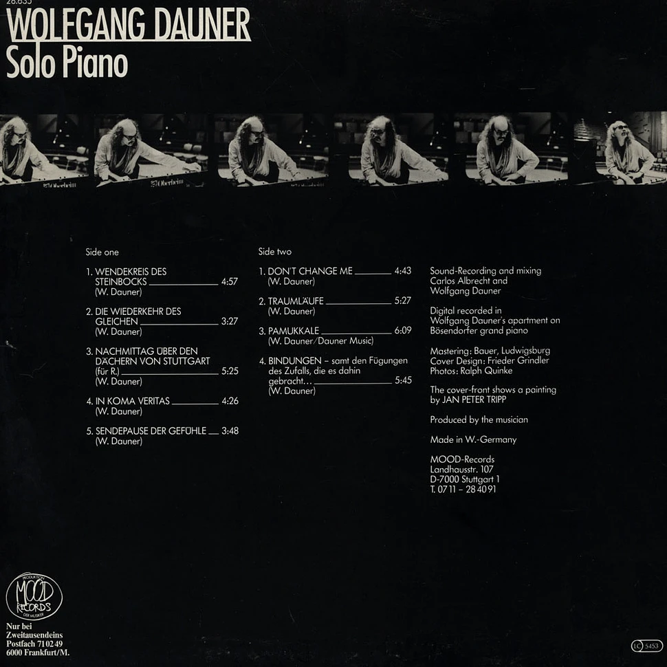 Wolfgang Dauner - Solo Piano