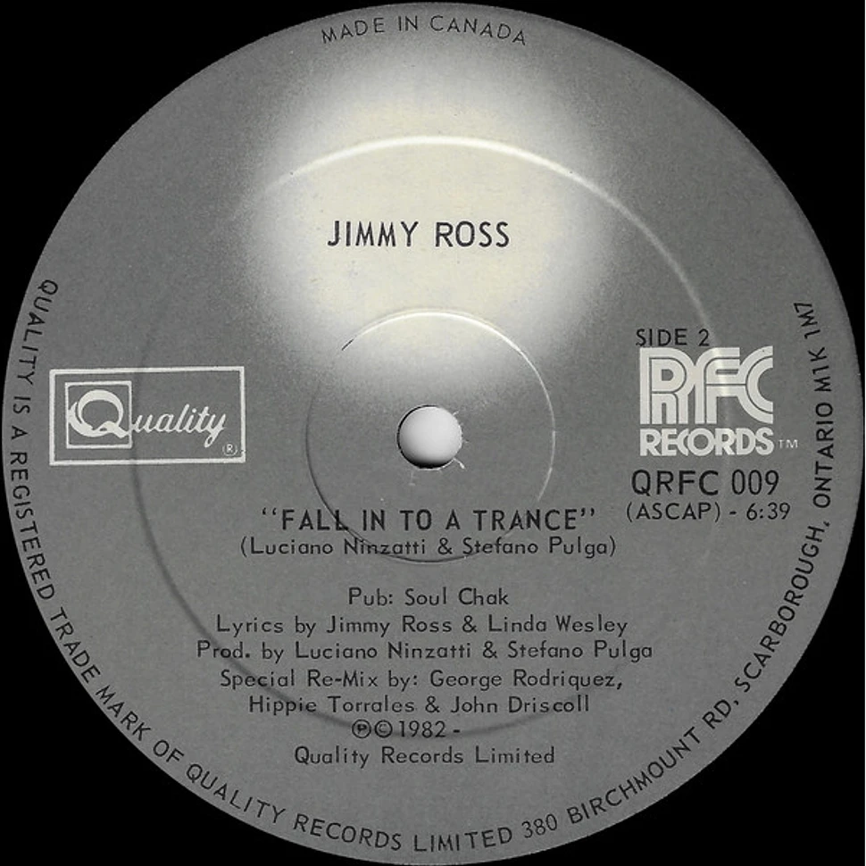 Jimmy Ross - Fall In To A Trance