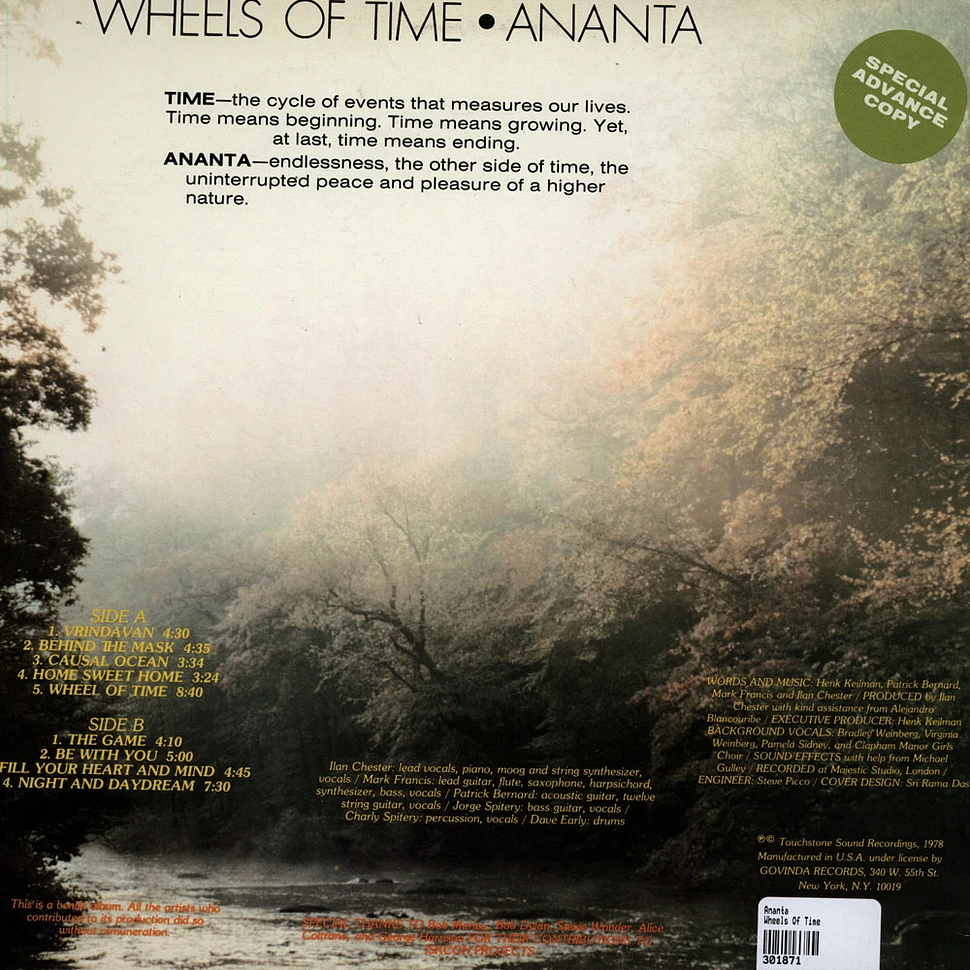 Ananta - Wheels Of Time