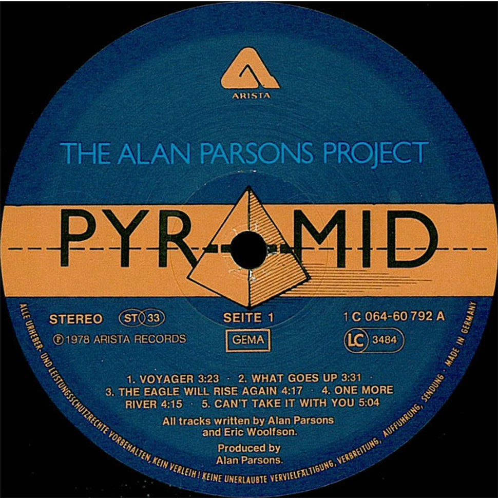 The Alan Parsons Project - Pyramid